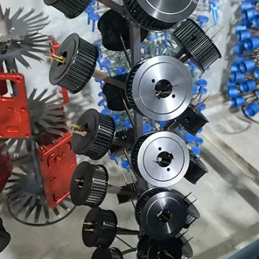 Pièces usinées CNC anodisées noires